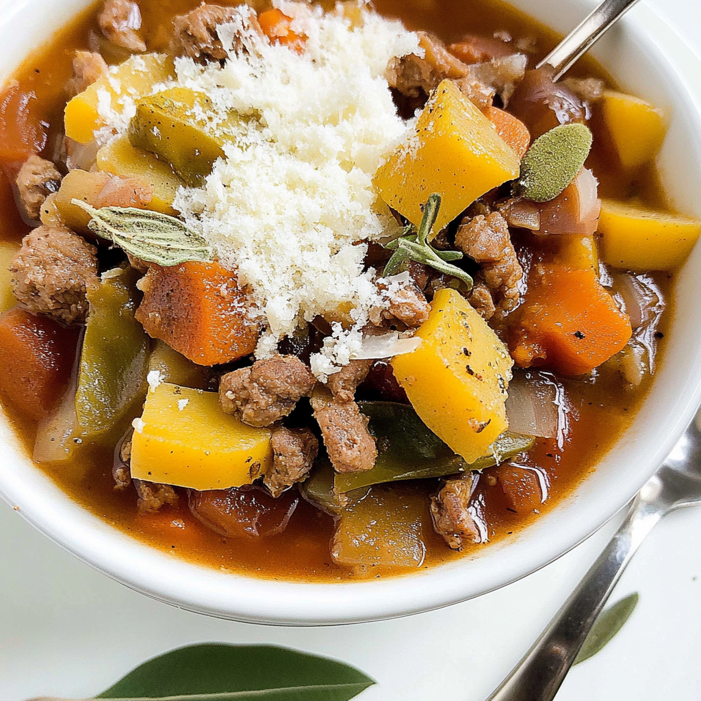 Beef-Minestrone-Soup