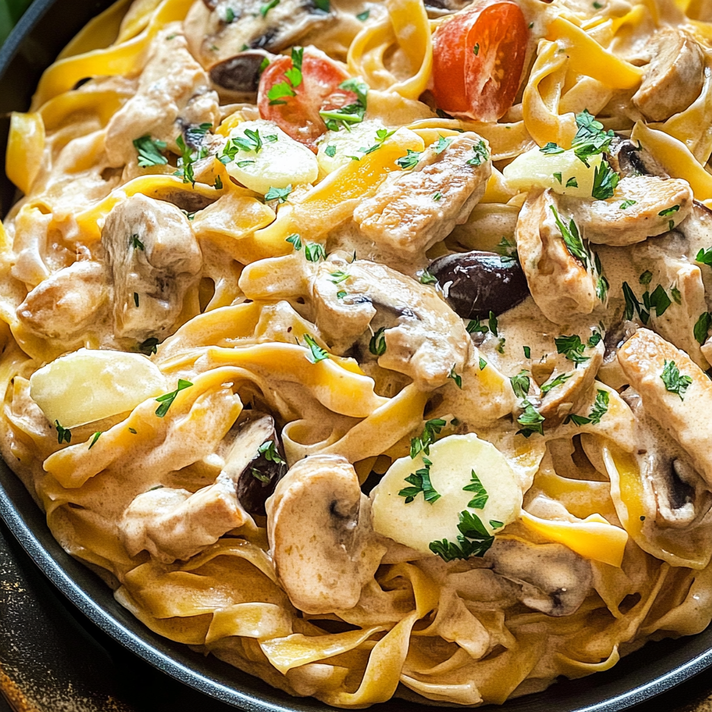 Chicken-Marsala-Fettuccine