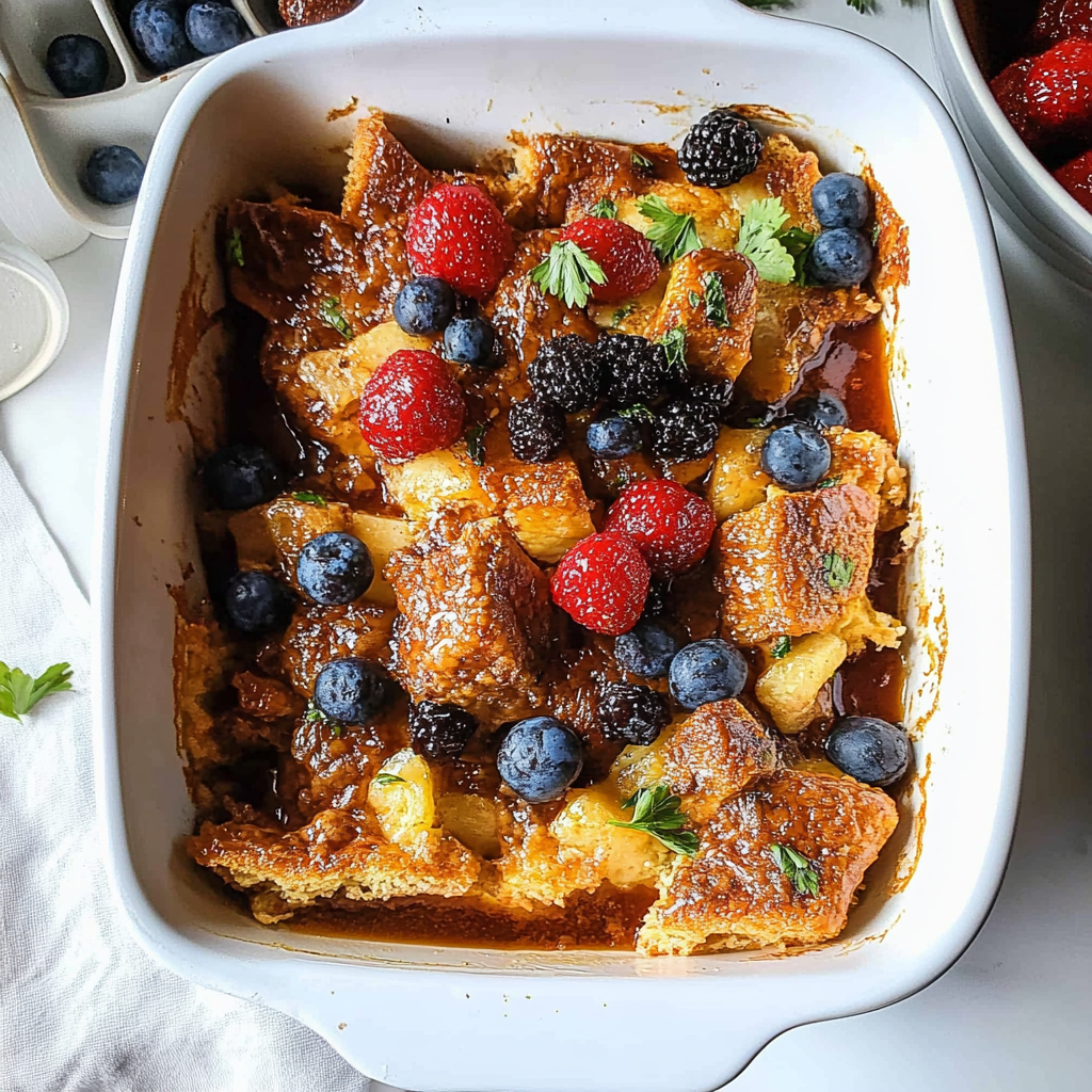 Croissant French Toast Bake