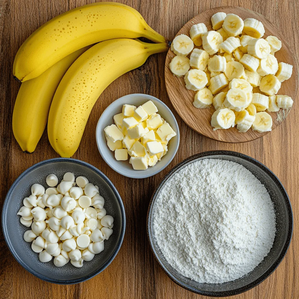Soft Banana Pudding Cookies with vanilla wafers and white chocolate chips