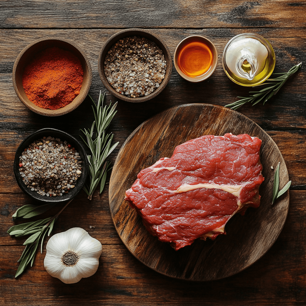 A perfectly smoked Chuck Roast with a rich bark and juicy slices.